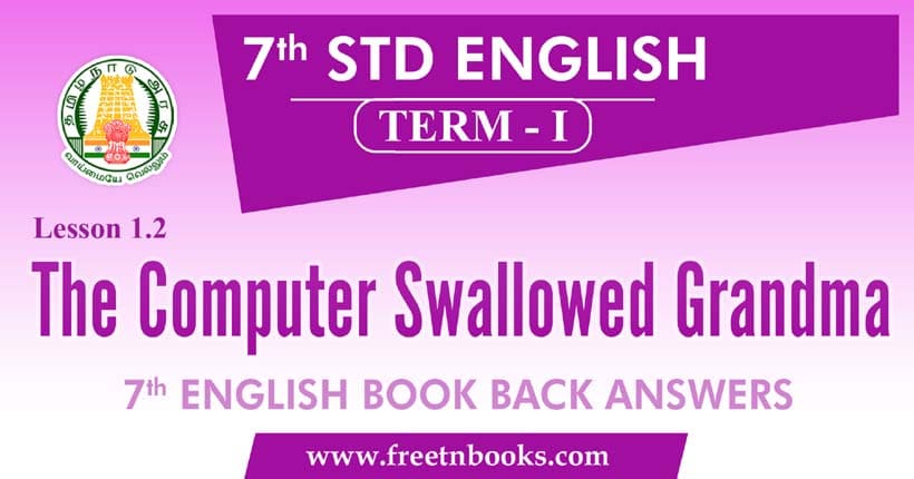 7th Standard English Guide Term 1 Lesson 1.2 | Eidgah