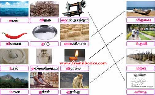 4th Std Book Back Answer - anantham vilayadum boomiyadi - Kumiattathai kurikum padam - Moylyodu villayadu