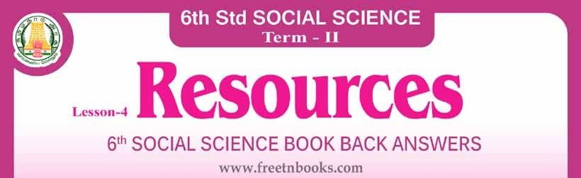 6th Std Social Science Guide in English | Resources