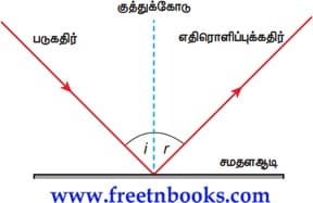 ஒளியியல் Book Back Solution 2021 - 2022