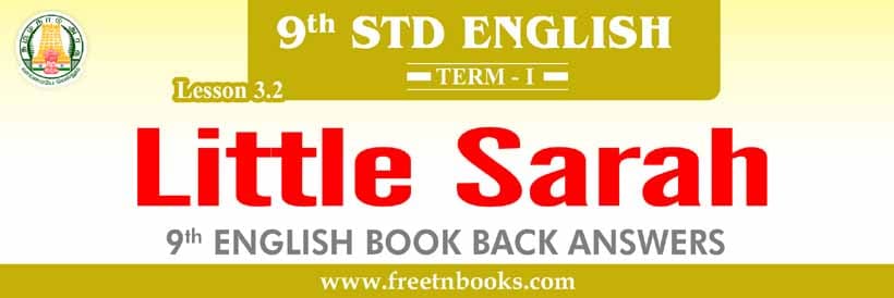 Little Sarah Book Back Answers 