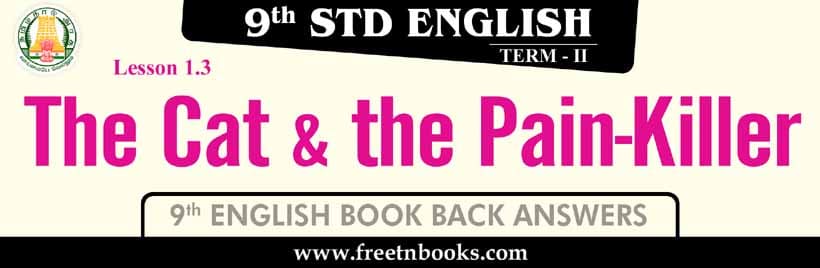 The Cat and the Pain-Killer Book Back Answers