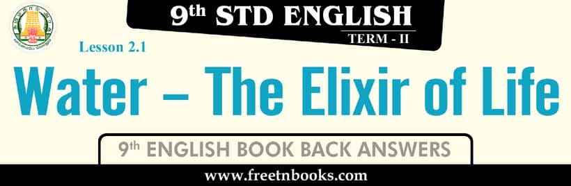 Water the elixir of life essay in english image