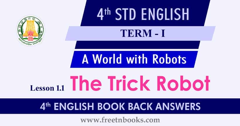 A World with Robots Book Back Answer
