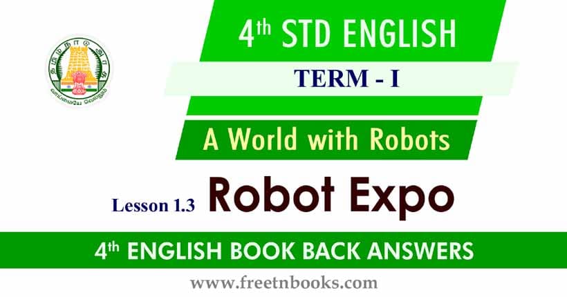 Robots Expo Book Back Answer