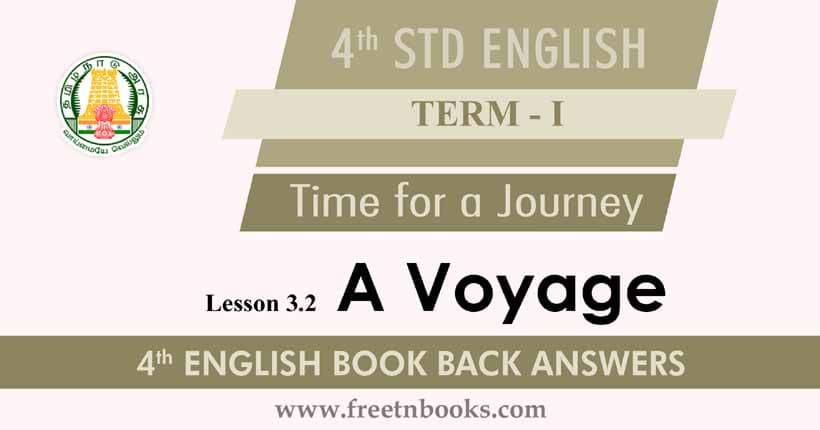 A Voyage Book Back Answer