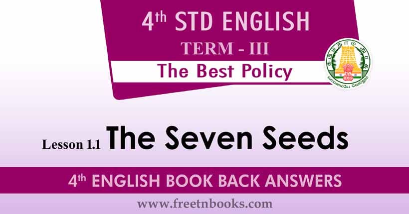 The Seven Seeds Book Back Answers