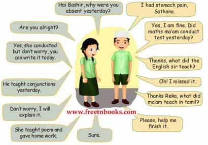 A Voyage What did the teacher teach