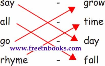 Be Honest - Match the rhyming words