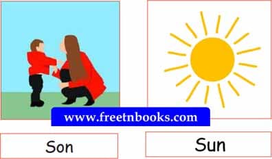 Do It Yourself - Write the homophone for the given word and draw the picture