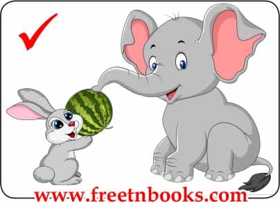 The Two Pigeons - Choose what the elephant did