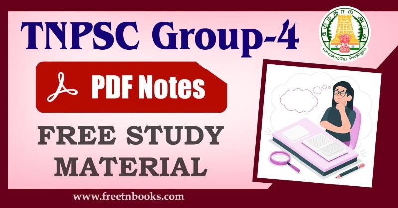 TNPSC Group 4 Study Material Free Download 2025