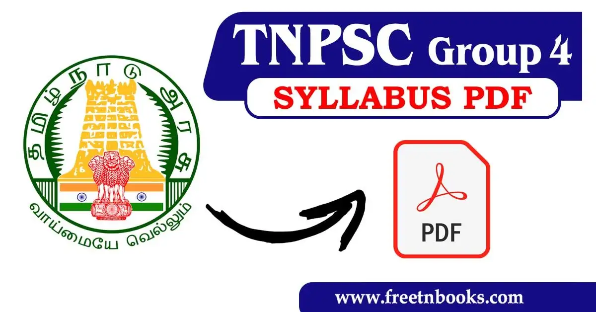 TNPSC Group 4 Syllabus 2026