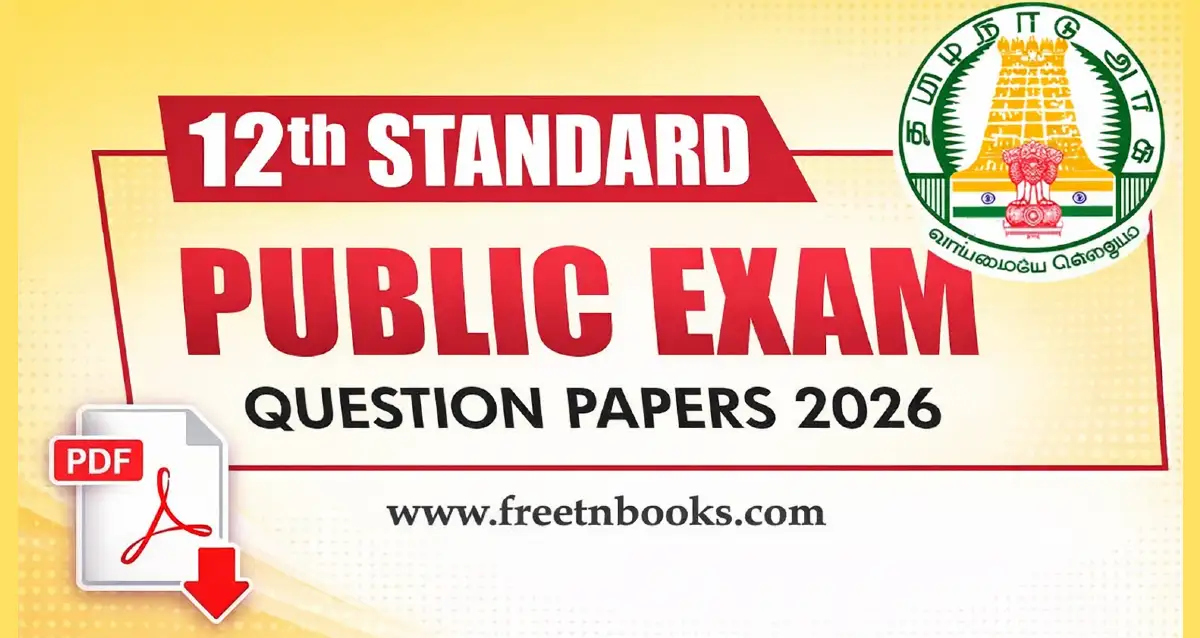 12th Std Public Exam Question Papers PDF 2026