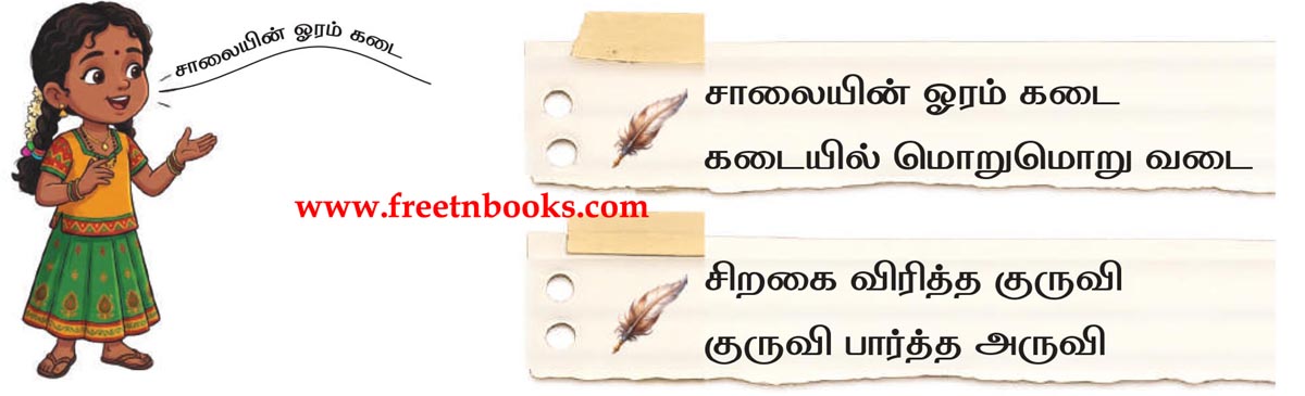 2nd Standard Tamil Lesson Bommai - solli pazhaguga